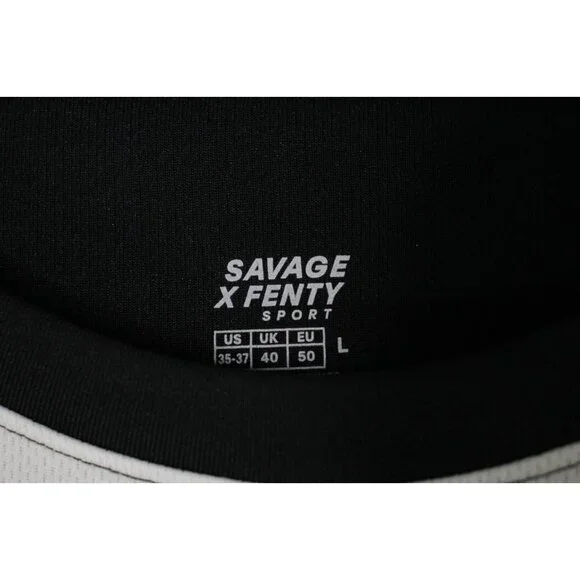 Savage x Fenty Sport Mens Large Jersey Type Spell Out Sweatshirt H924 - Picture 3 of 4